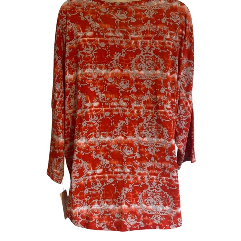 NWT   SPRING CASUAL V-NECKLINE TOP    XLARGE      BIN#S - Picture 4 of 7
